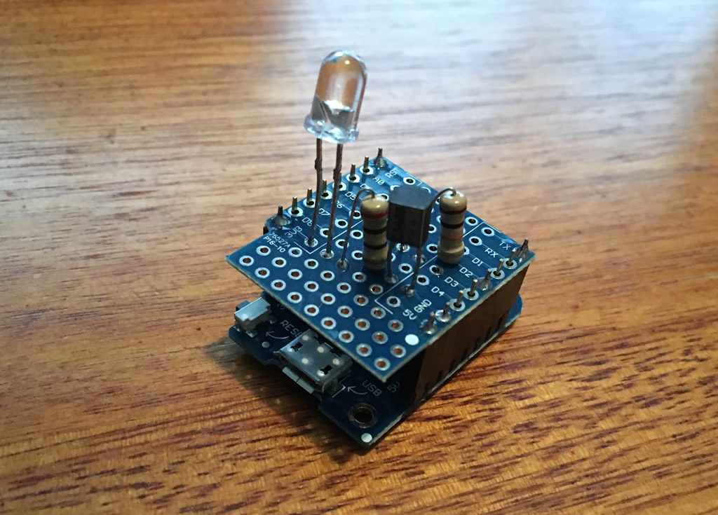 Wireless Remote Sensing with Wemos D1 mini, Arduino IDE, Raspberry