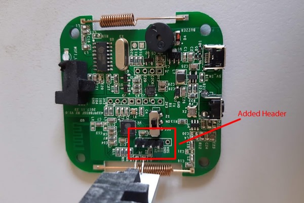 Sonoff RF Bridge programming Header