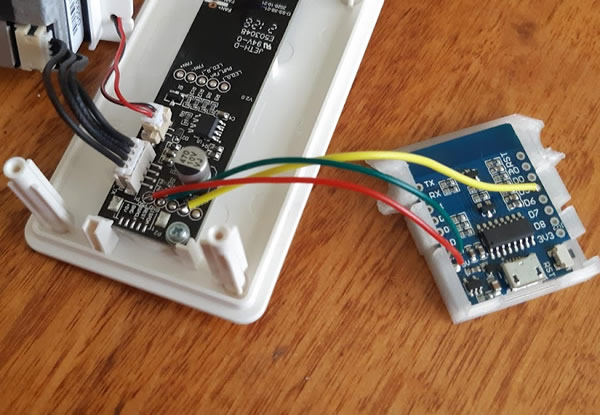 vindriktning d1 mini wiring