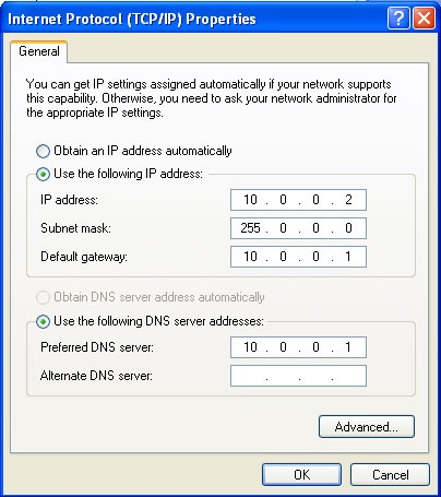 windows network settings